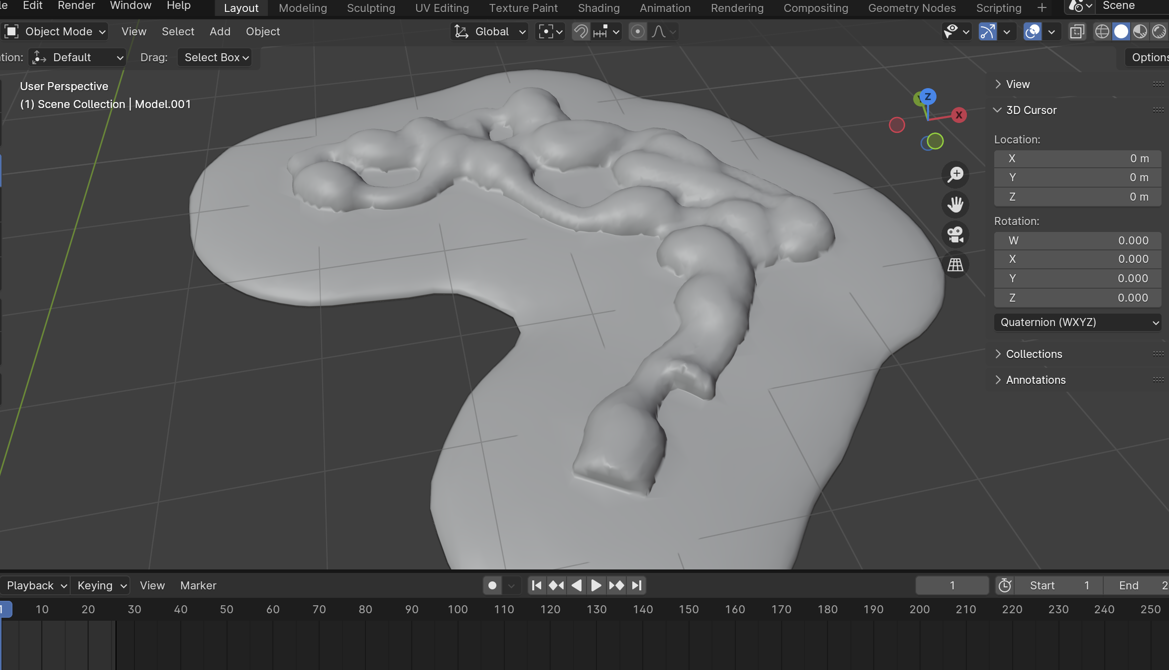 A mockup of what model could be